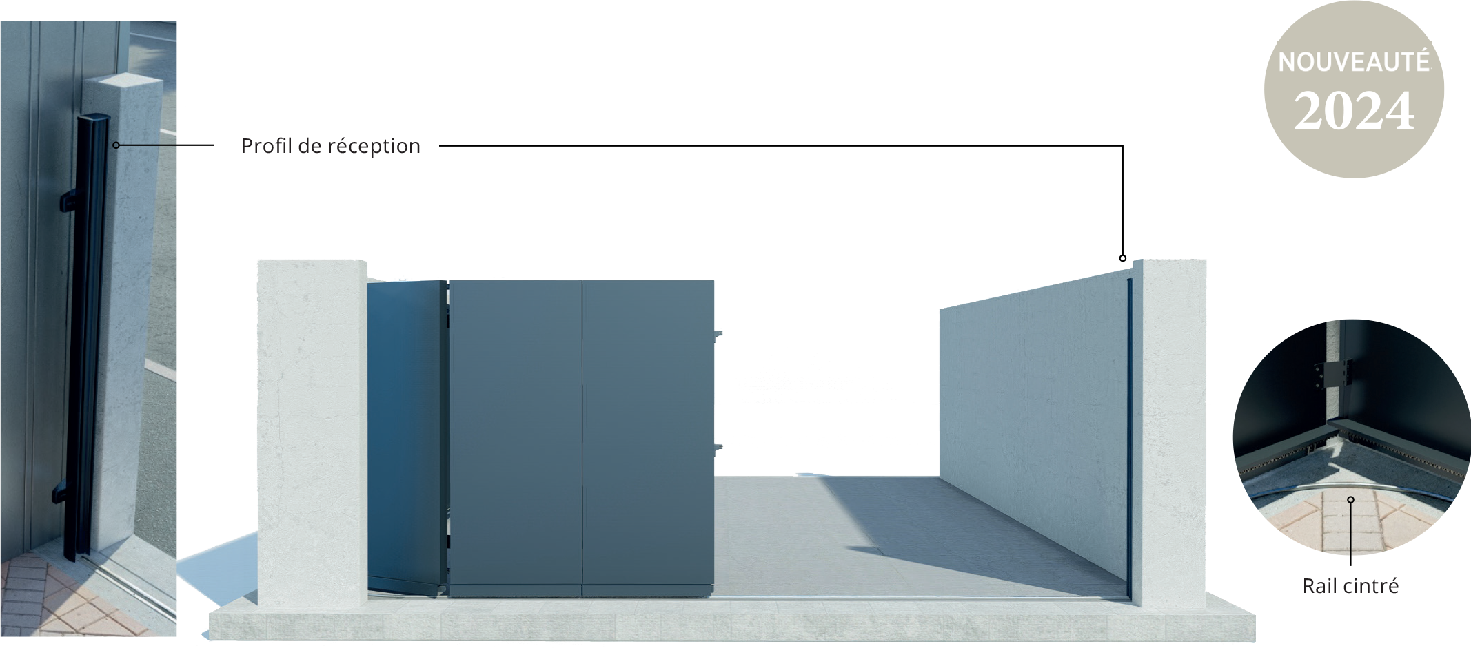 Version coulissante sectionnelle