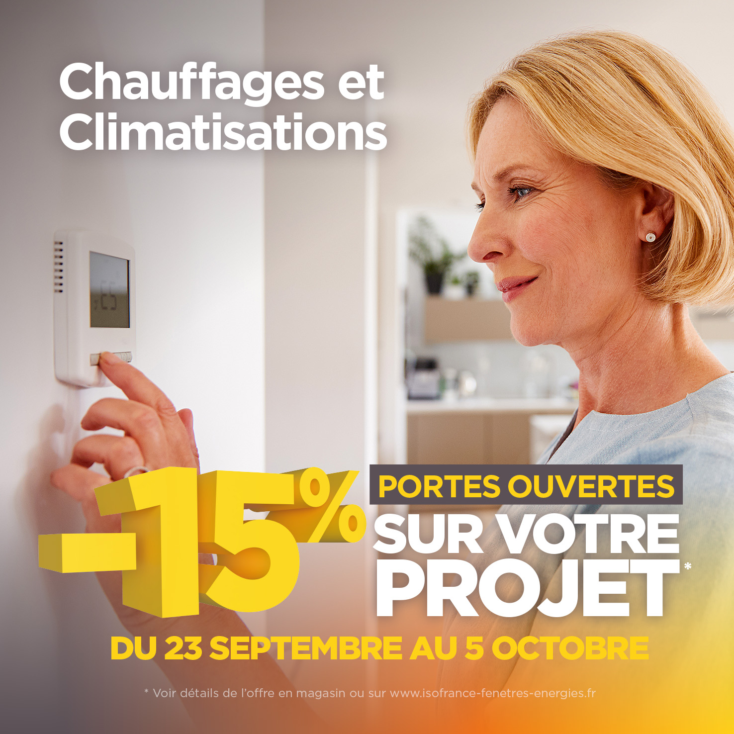 Profitez de notre promo exceptionnelle : -15% sur vos produits de Chauffage !