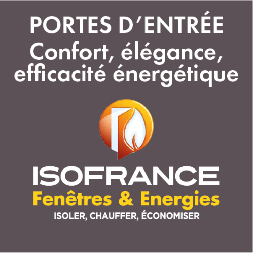 Portes d’entrée ISOFRANCE, le choix conscient du confort, de l'élégance et de l'efficacité énergétique
