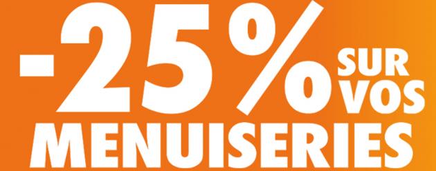 Profitez vite de -25 % sur vos fenêtres, portes, volets...avec ISOFRANCE Fenêtres &amp; Energies