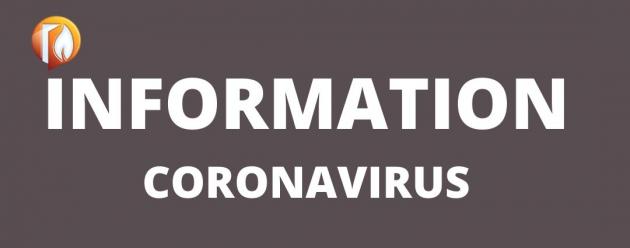 Information administratives liée à la crise du Coronavirus