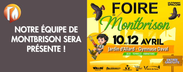 ISOFRANCE Fenêtres &amp; Énergies Montbrison à la foire de Montbrison du 10 au 12 avril 2026