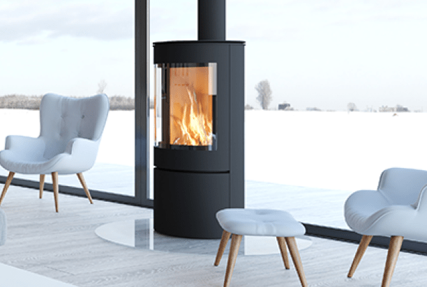 Poêles à granulés - design contemporain - ISOFRANCE Fenêtres &amp; Energies