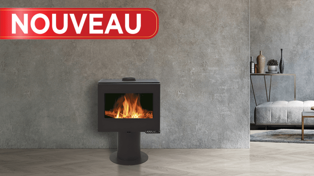 Poêle à bois LORENA 8 kW - ISOFRANCE Fenêtres et Energies