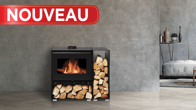 Poêle à bois MICHELA 10 kW - ISOFRANCE Fenêtres et Energies