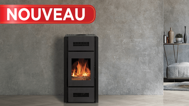 Poêle à bois MINERVA 10 kW - ISOFRANCE Fenêtres et Energies