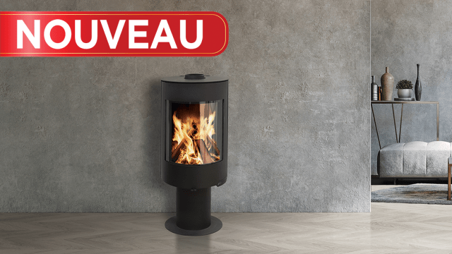 Poêle à bois SERENA 8 kW - ISOFRANCE Fenêtres et Energies