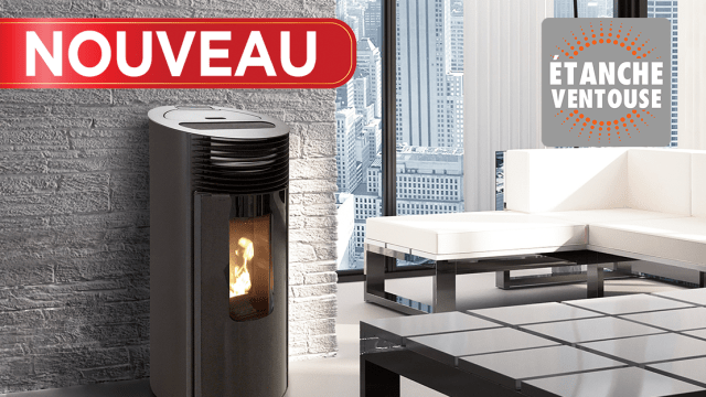 Poêle étanche VERONE 6kW et 8kW - ISOFRANCE Fenêtres et Energies