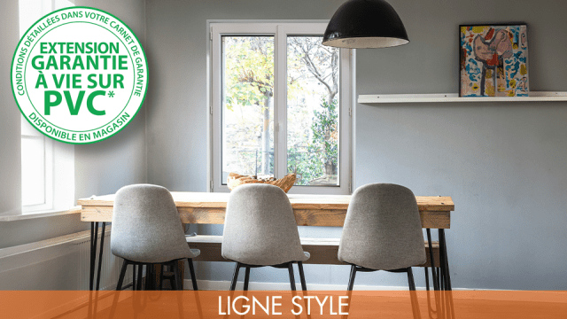 Photo d'ambiance fenêtre PVC Ligne STYLE HARMONIE chez ISOFRANCE Fenêtres et Energies