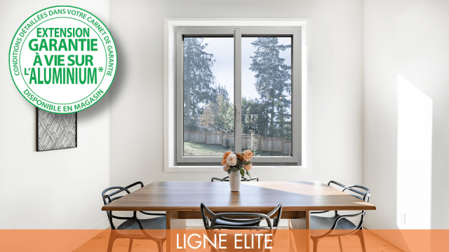 Fenêtre Aluminium Ligne ELITE EXPRESSION+ - Confort thermique