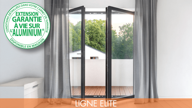 Porte-fenêtre Aluminium Ligne ELITE  EXPRESSION - Confort thermique
