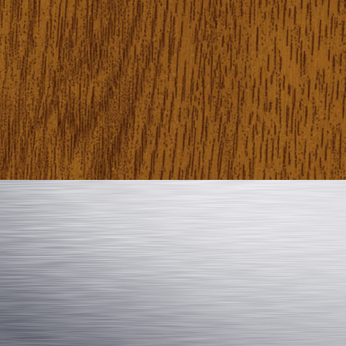 Extérieur Chêne doré  Intérieur Gris Métal