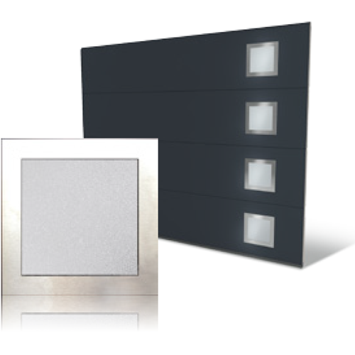 Hublots carrés inox