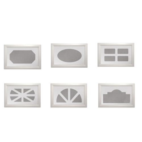 Hublots rectangulaires horizontaux