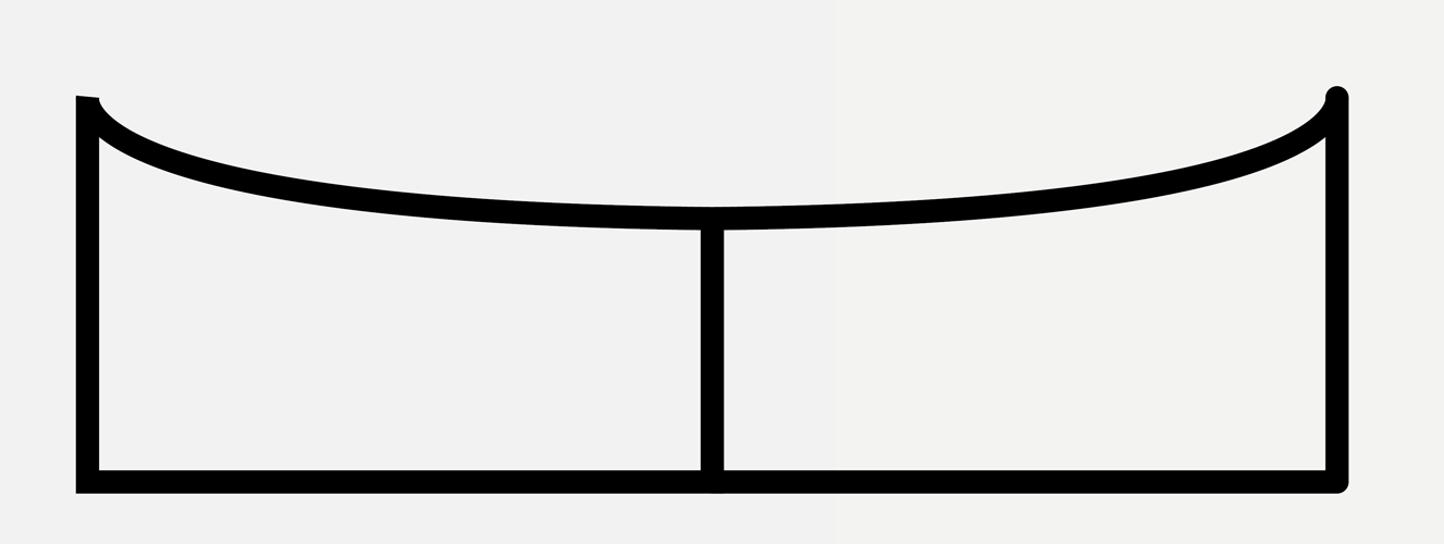 Portail et portillon incurvé