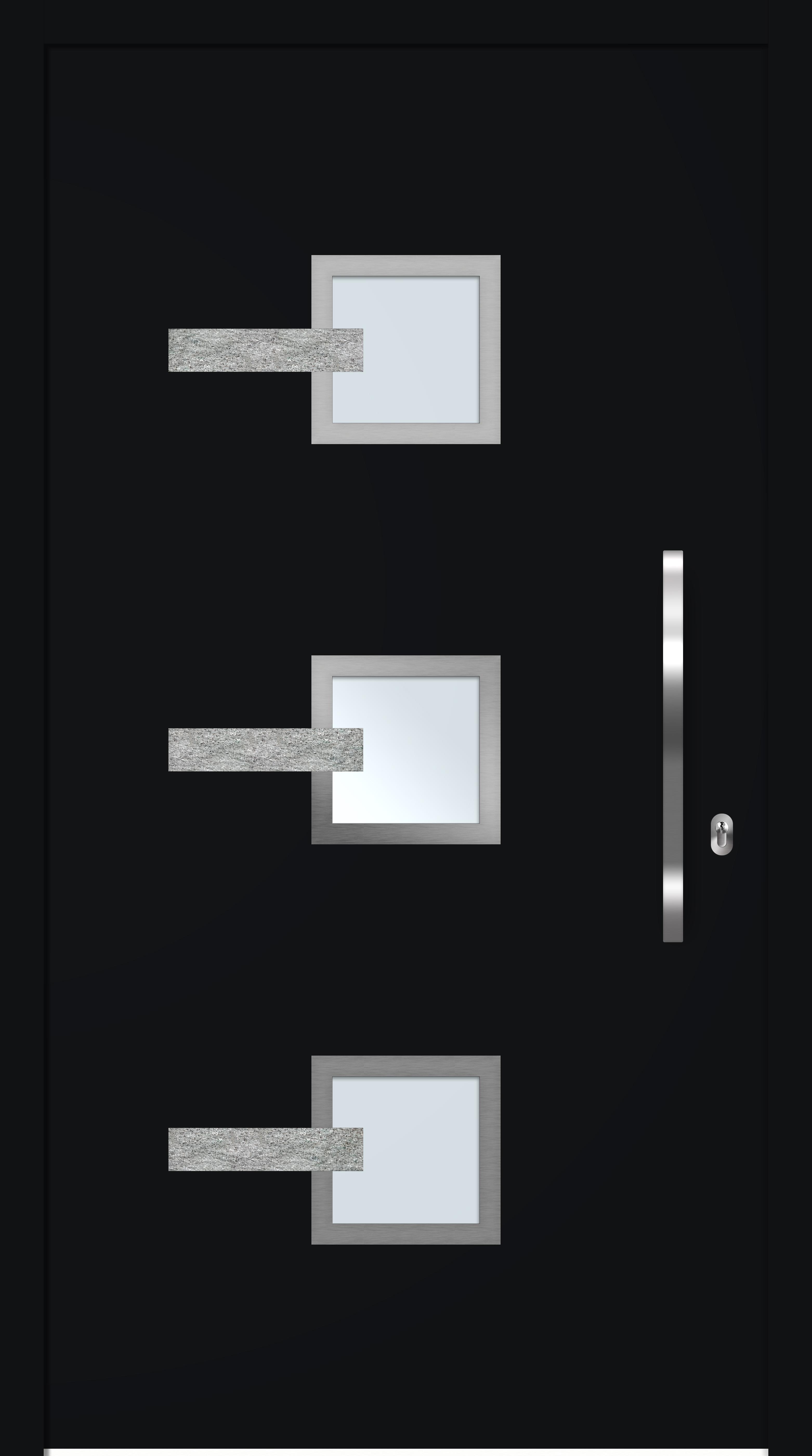 Modèle porte Aluminium Elie avec Isofrance