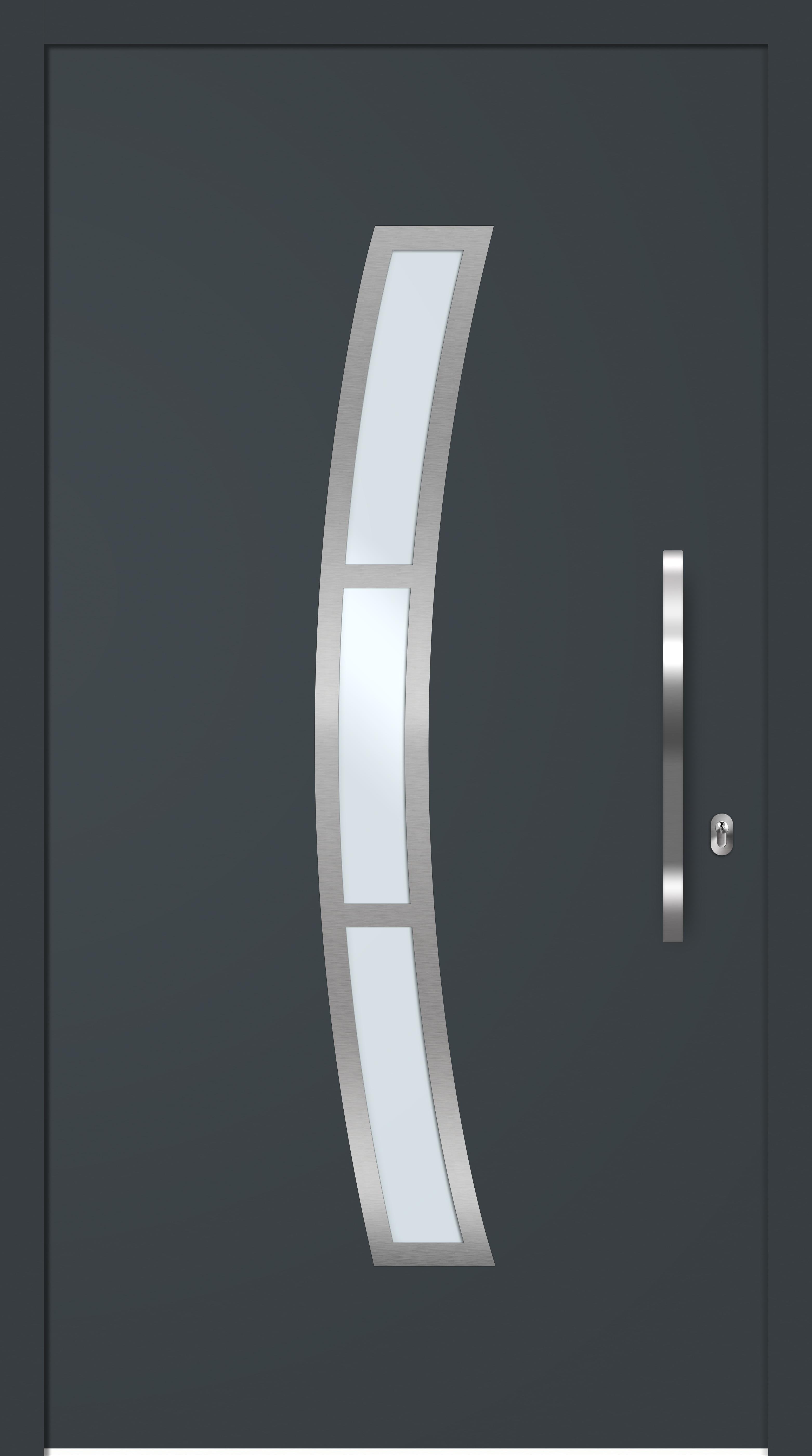 Modèle porte Aluminium Brume avec Isofrance