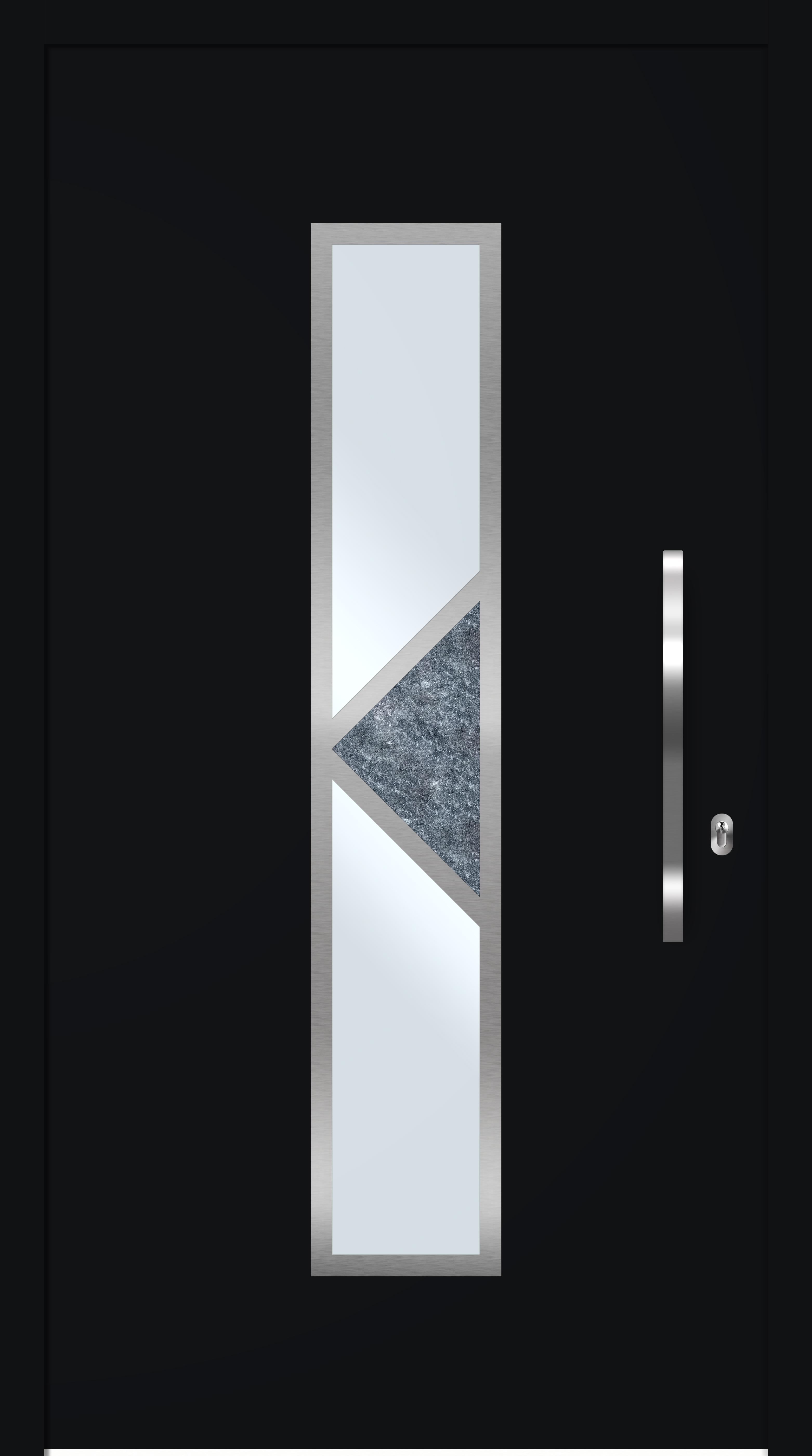 Modèle porte Aluminium Emeraude avec Isofrance