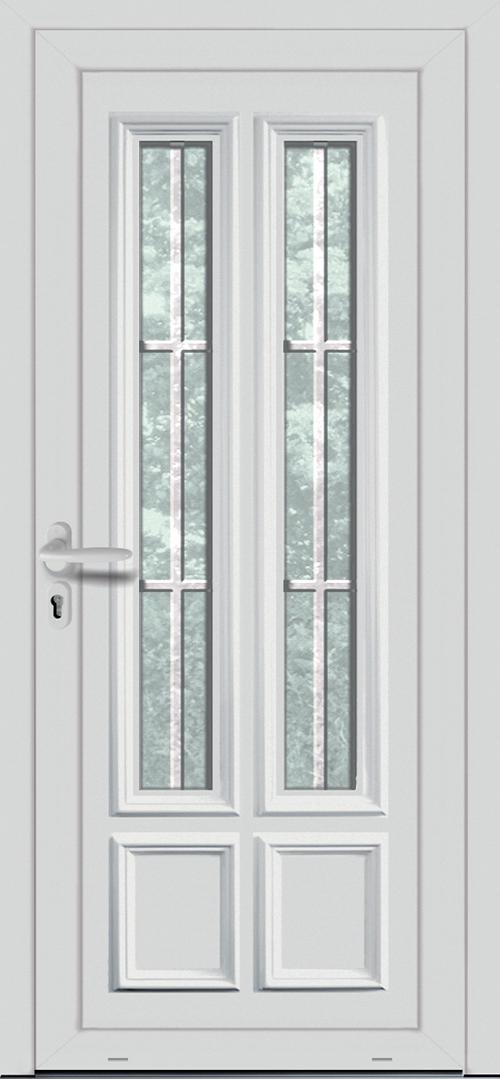 Modèle Katy collection Porte d'entrée pvc ligne élégance chez ISOFRANCE Fenêtres et Energies