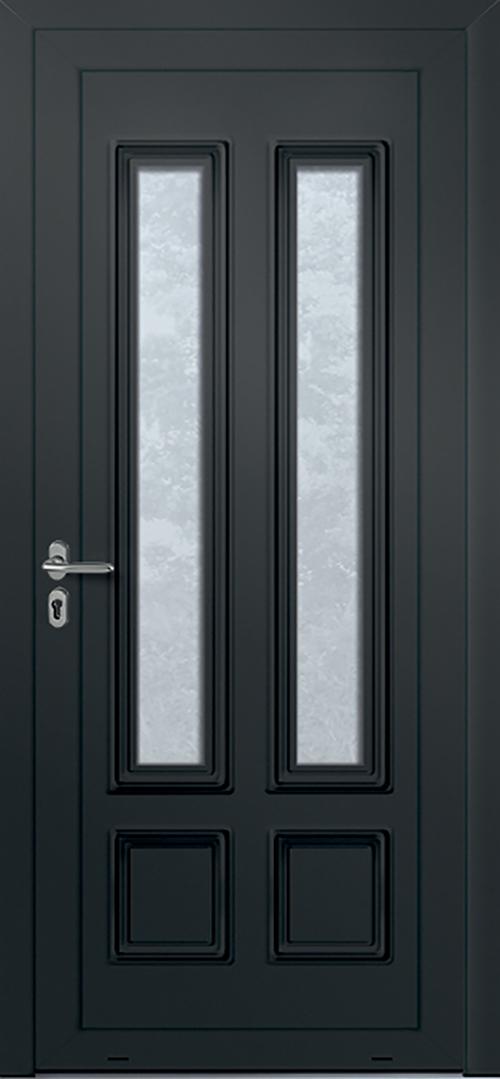 Modèle Katy collection Porte d'entrée pvc ligne élégance chez ISOFRANCE Fenêtres et Energies
