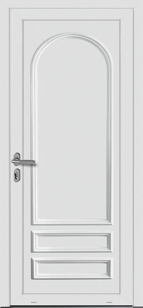 Modèle Moly collection Porte d'entrée pvc ligne élégance chez ISOFRANCE Fenêtres et Energies