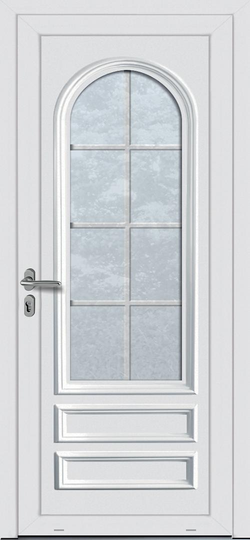 Modèle Moly collection Porte d'entrée pvc ligne élégance chez ISOFRANCE Fenêtres et Energies