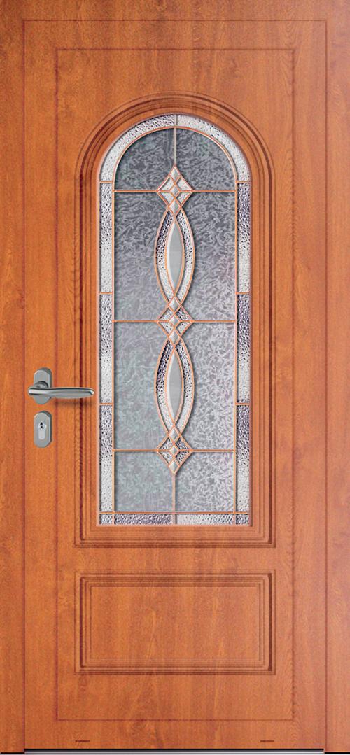 Modèle Moly collection Porte d'entrée pvc ligne élégance chez ISOFRANCE Fenêtres et Energies