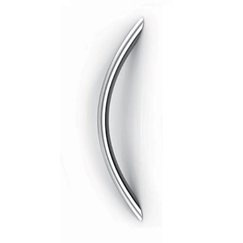 Bâton de maréchal, poussoir rond sur porte élégance PVC contemporaine ISOFRANCE fenêtres et Energies