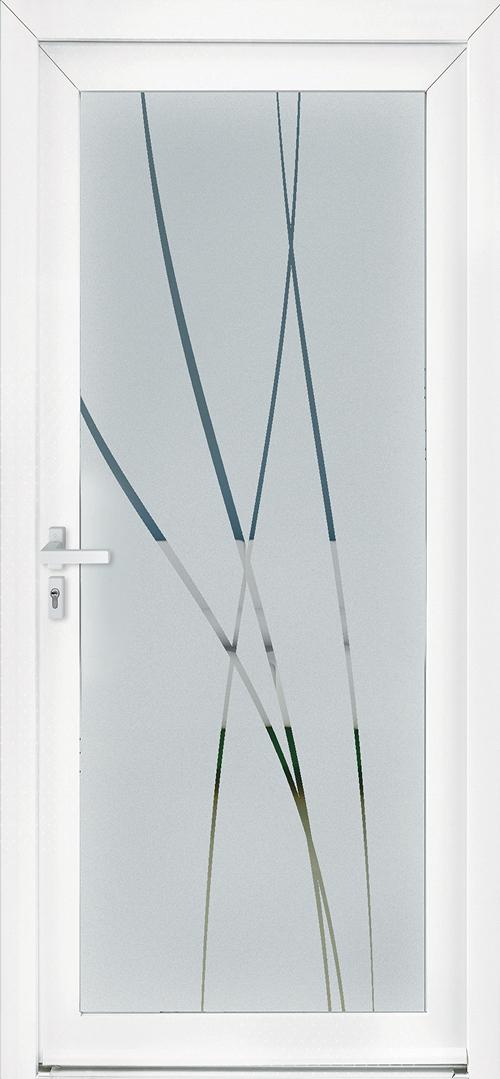 Modèle CONSTANCE collection Porte d'entrée PVC ligne élégance chez ISOFRANCE Fenêtres et Energies