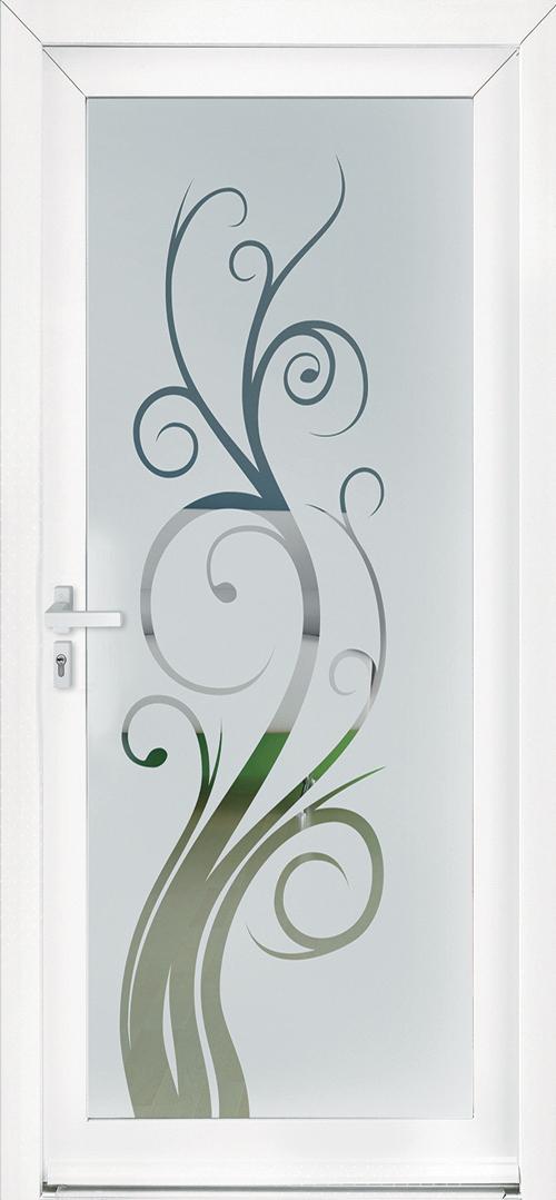 Modèle ROMANE collection Porte d'entrée PVC ligne élégance chez ISOFRANCE Fenêtres et Energies