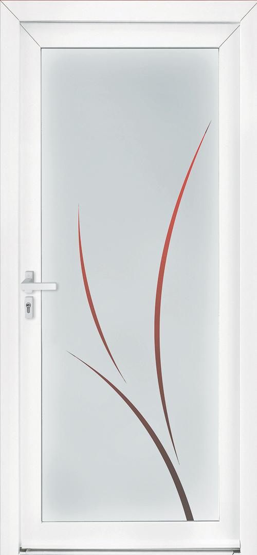 Modèle VALENTINE collection Porte d'entrée PVC ligne élégance chez ISOFRANCE Fenêtres et Energies
