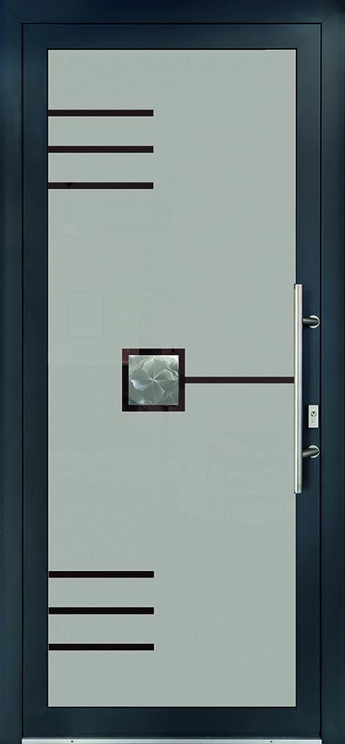 Modèle Camille collection Porte d'entrée PVC ligne élégance chez ISOFRANCE Fenêtres et Energies