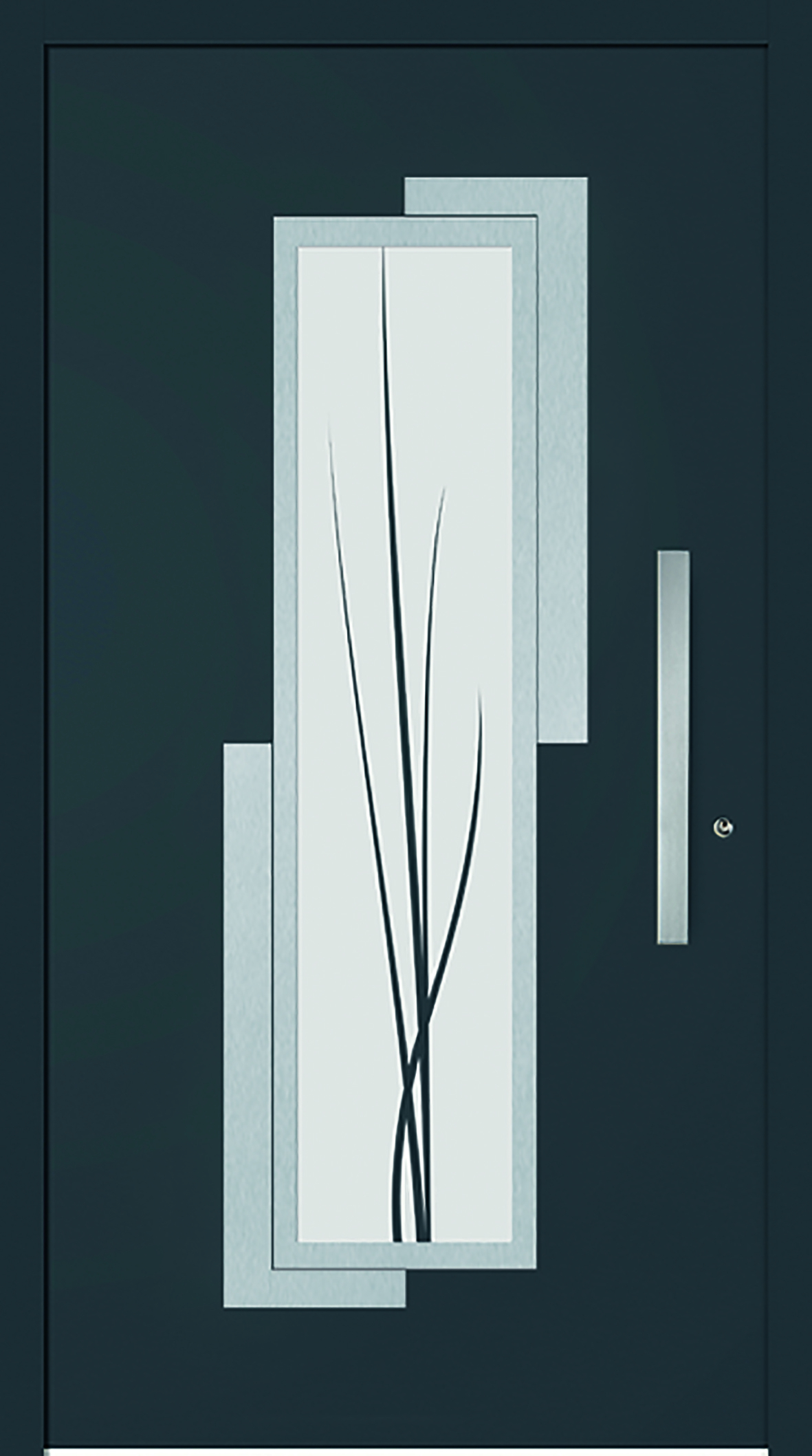 Porte Aluminium SIGNATURE Modèle ADELE avec Isofrance Fenêtres et Energies