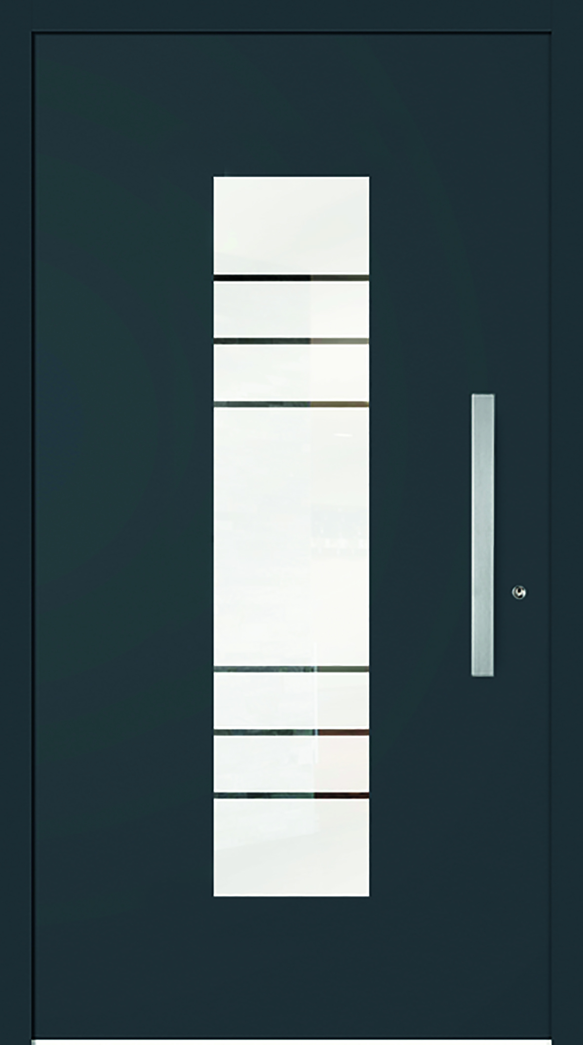 Porte Aluminium SIGNATURE Modèle LARA avec Isofrance Fenêtres et Energies