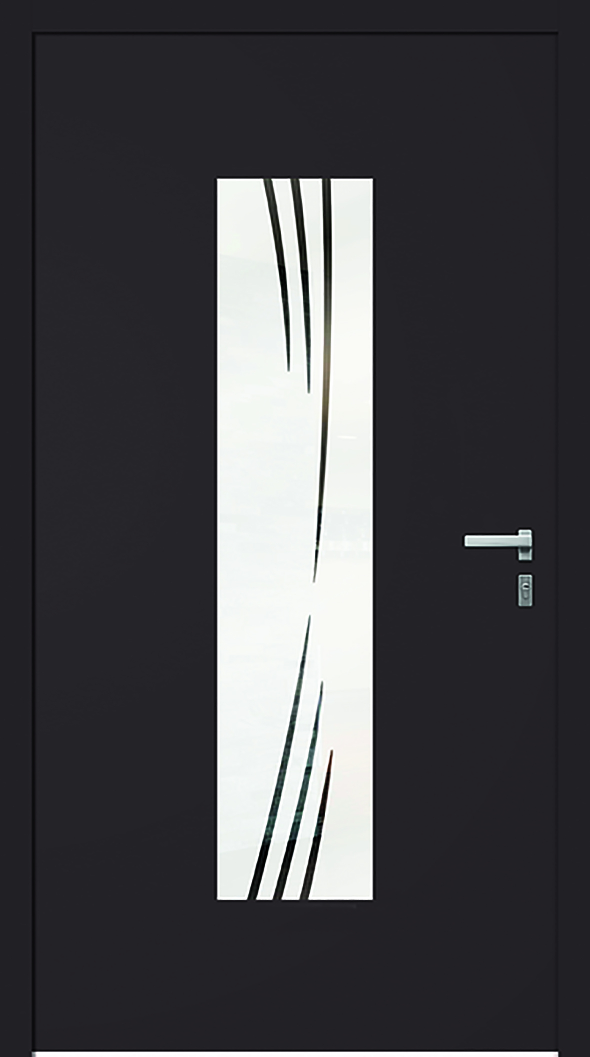 Porte Aluminium SIGNATURE Modèle MAELLE avec Isofrance Fenêtres et Energies