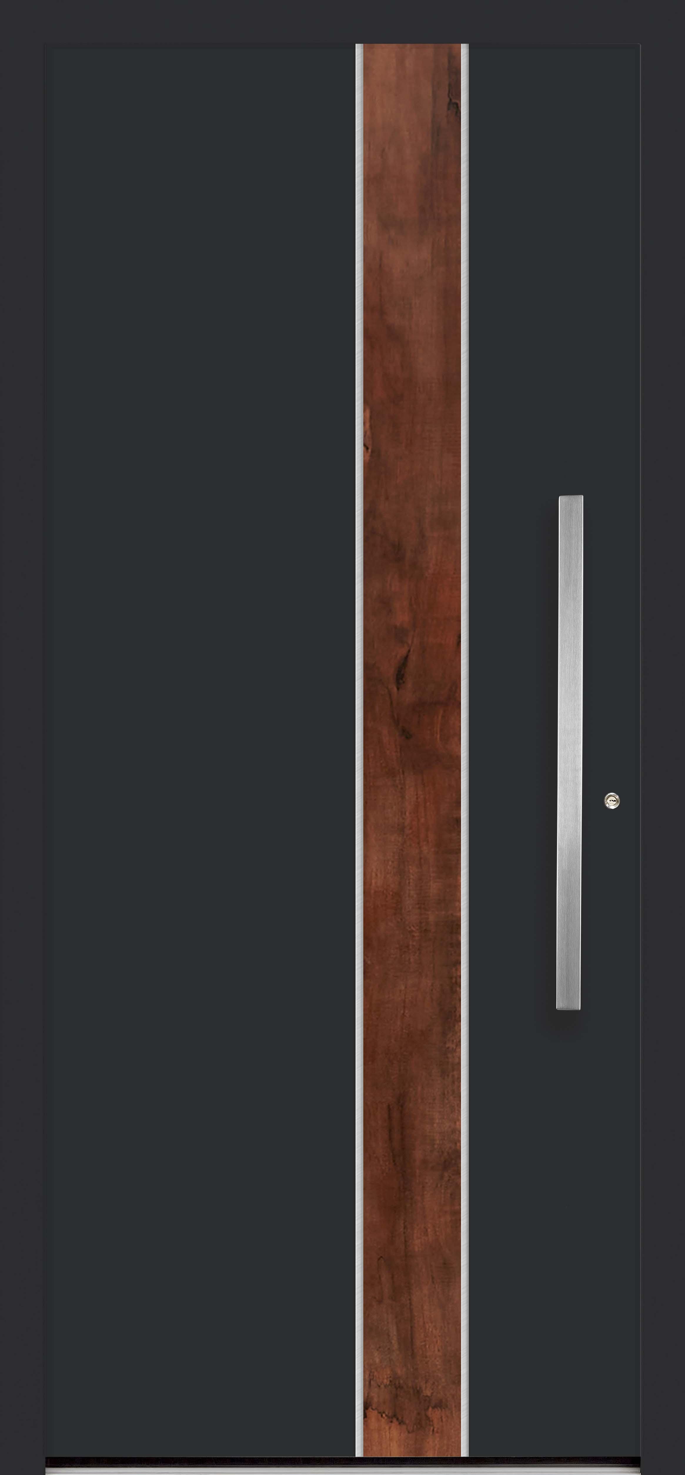 Modèle Bérénice Décor Noyer Blanchi avec deux barres Alunox