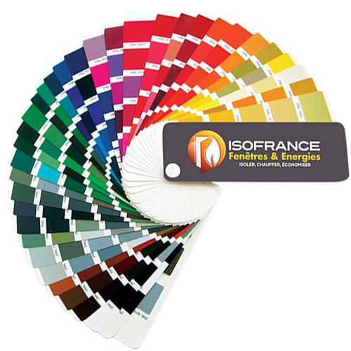 Nuancier couleurs RAL pour portes aluminium