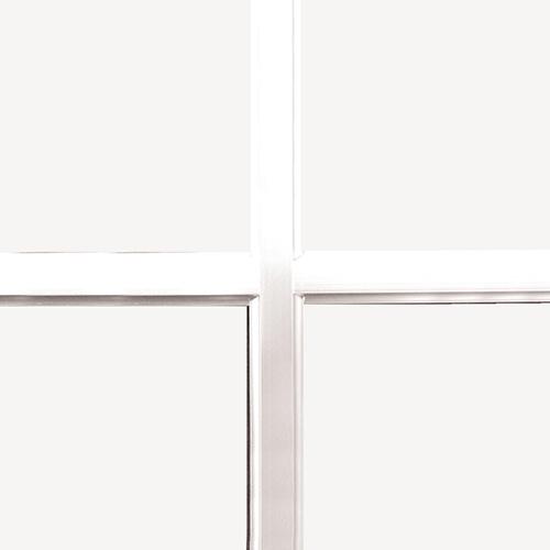 Petits bois portes-fenêtres PVC Incorporé blanc 10mm ISOFRANCE Fenêtres et Energies