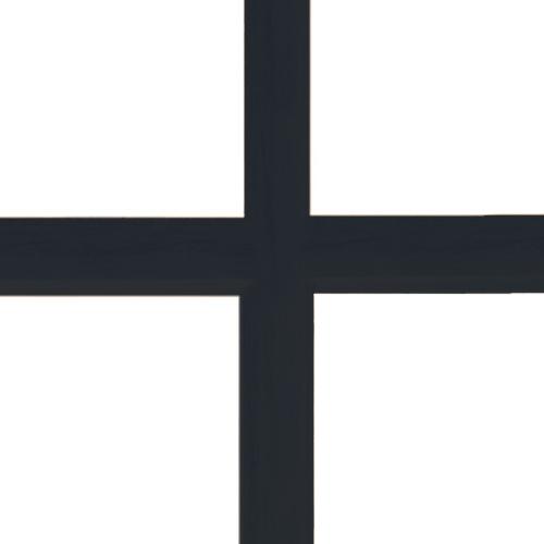 Petits bois portes-fenêtres PVC Incorporé gris foncé 26mm ISOFRANCE Fenêtres et Energies