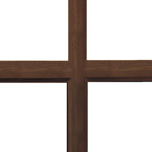 Petits bois fenêtres PVC Incorporé noyer 26mm ISOFRANCE Fenêtres et Energies