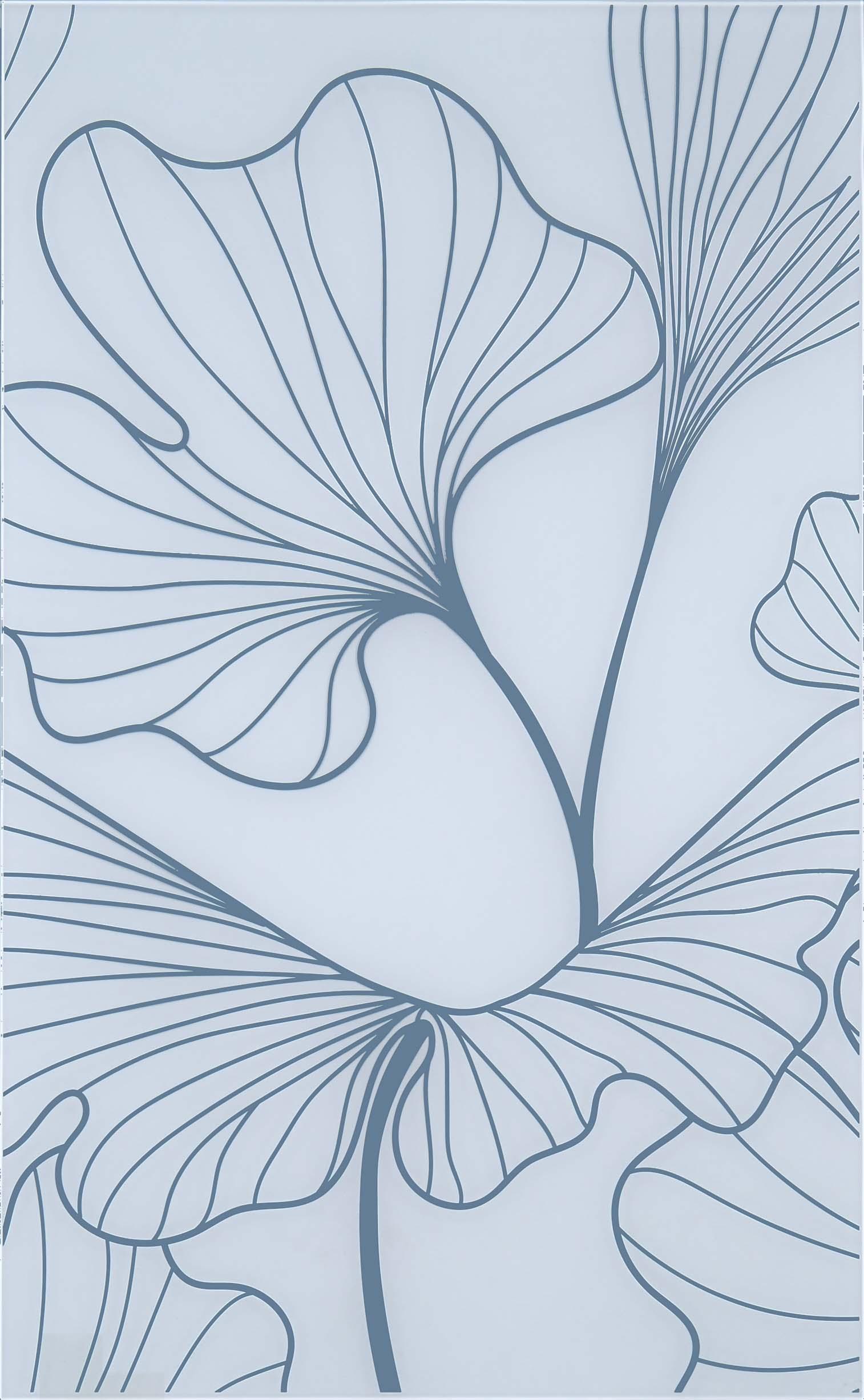 Botanica Print RAL 5014 - Bleu pigeon