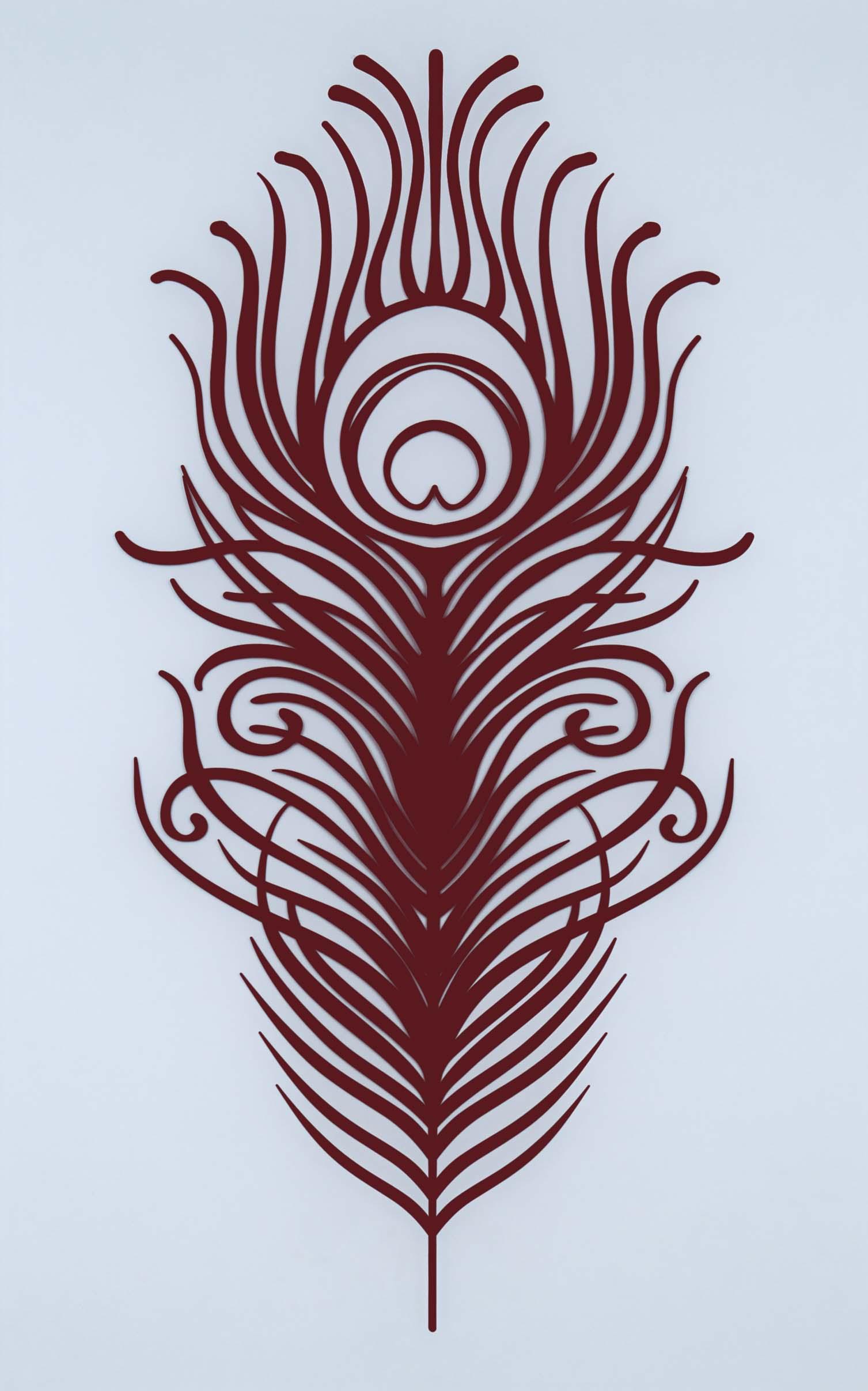 Pluma Print RAL 3005 - Rouge vin