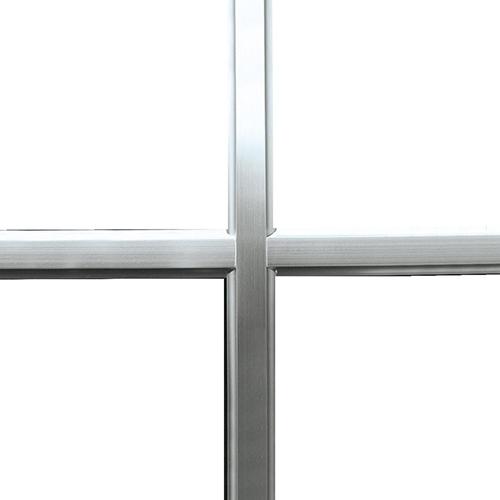 Petits bois fenêtres PVC Incorporé inox 10mm ISOFRANCE Fenêtres et Energies