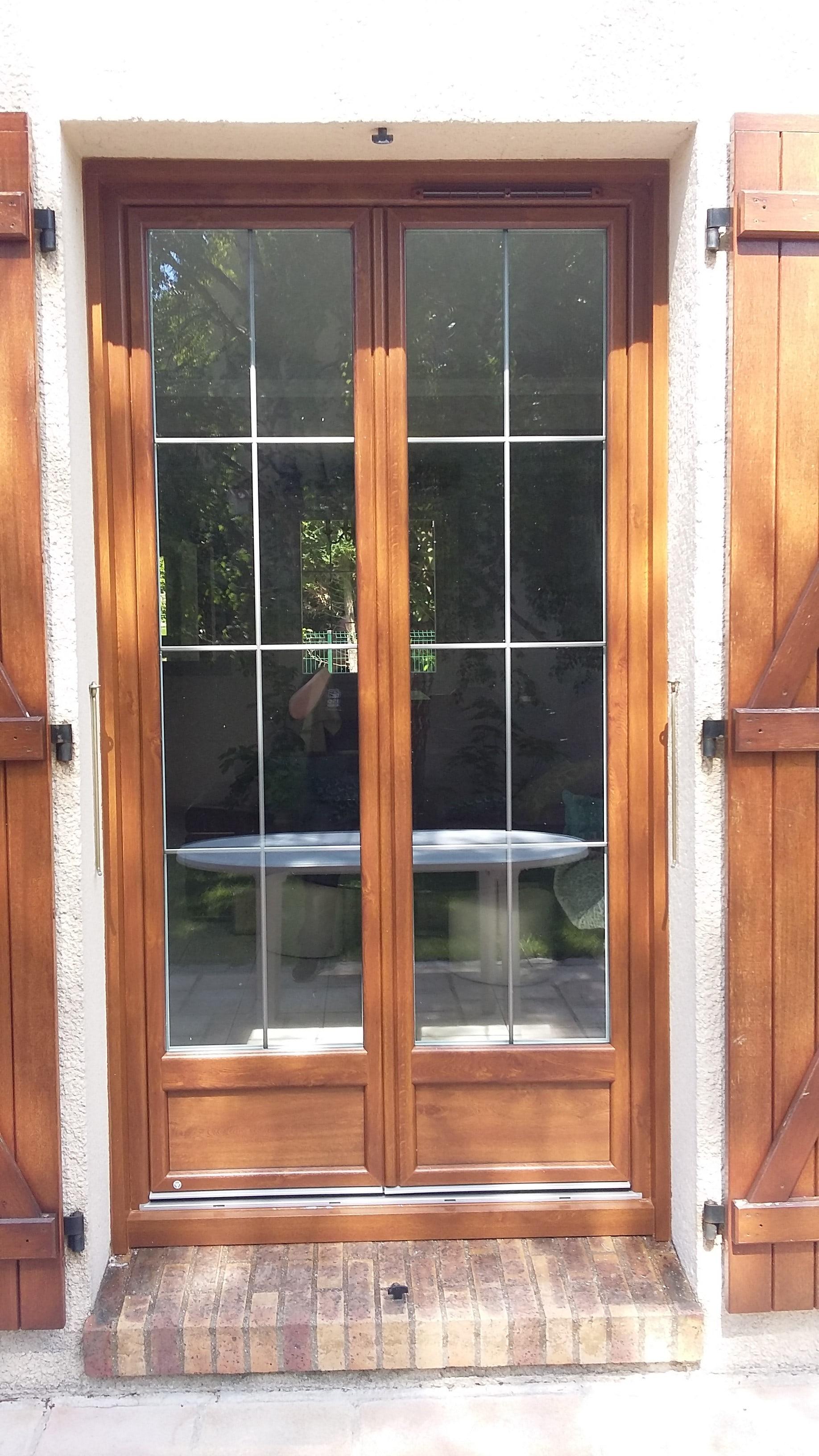 ISOFRANCE porte fenêtre bois