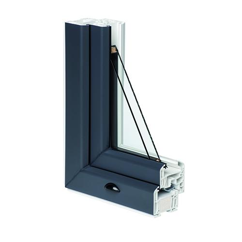 Porte-fenêtre PVC Ligne STYLE DESIGN chez ISOFRANCE Fenêtres et Energies