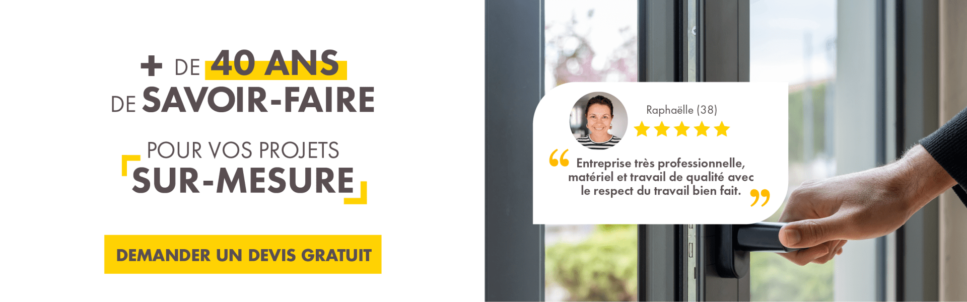 ISOFRANCE Fenêtres &amp; Energies 40 ans d'expérience
