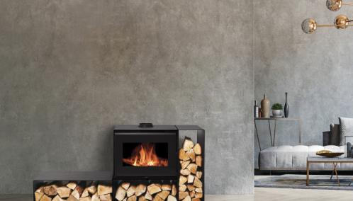 Poêle à bois LUCREZIA 10 kW - ISOFRANCE Fenêtres et Energies