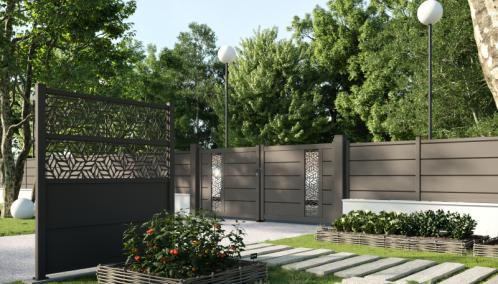 Portail Alu Collection Fresk