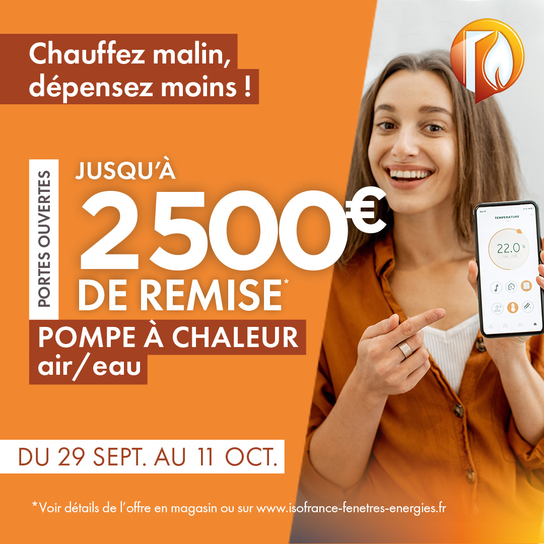 Promotion automne ISOFRANCE Fenêtres & Energies